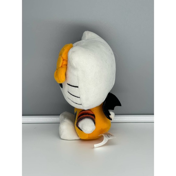 Halloween Hello Kitty 7” 2013 Plush Bat Shirt & Wings, Jakks Pacific Sanrio - Picture 3 of 9